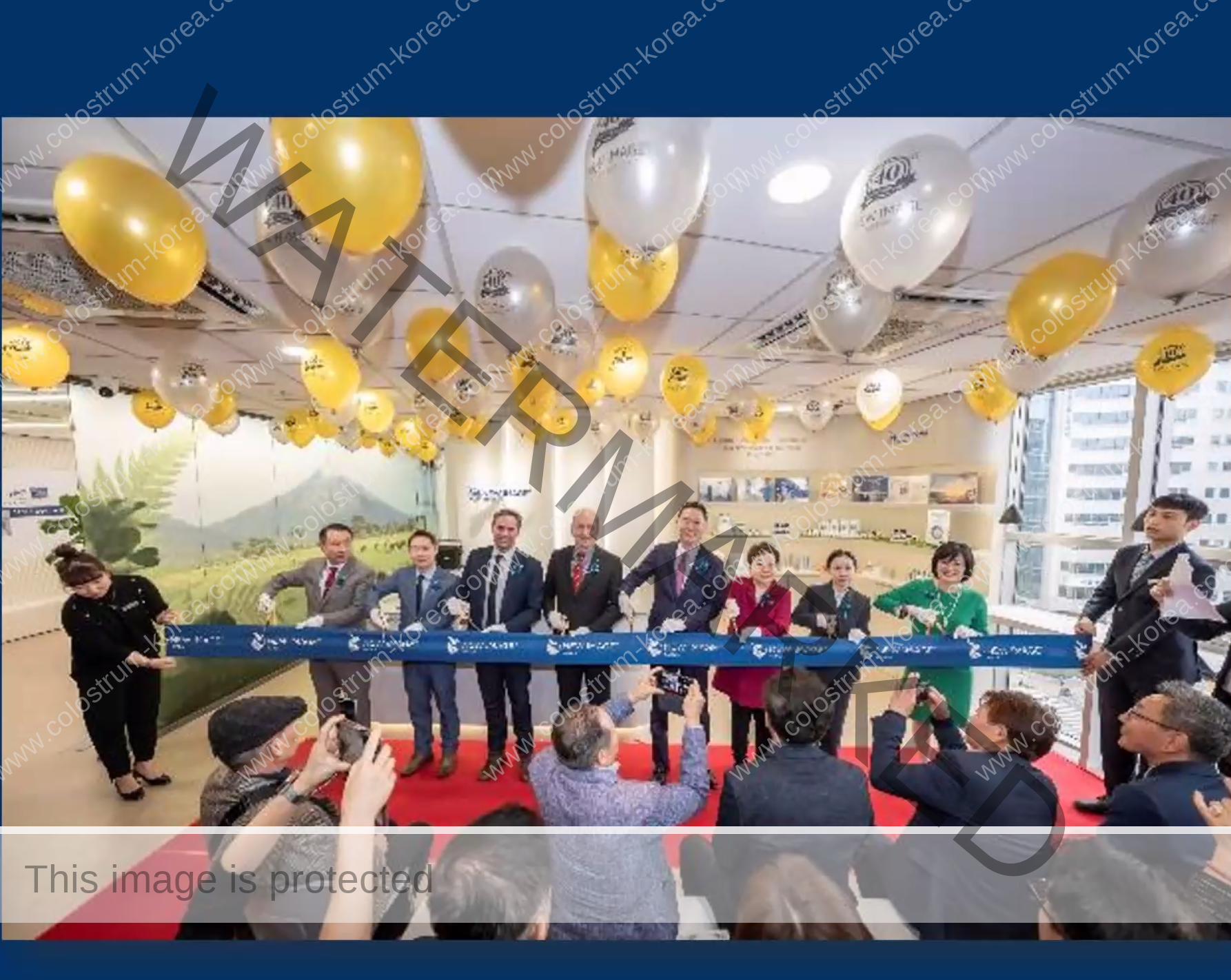 New Image new office cutting Ribbon ceremony South Korea